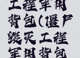 僵尸毁灭工程军用背包(僵尸毁灭工程军用背包mod)