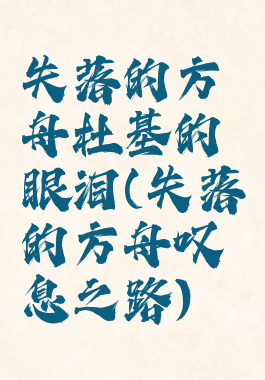 失落的方舟杜基的眼泪(失落的方舟叹息之路)
