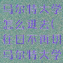 往日不再切马尔特大学怎么进去(往日不再切马尔特大学)