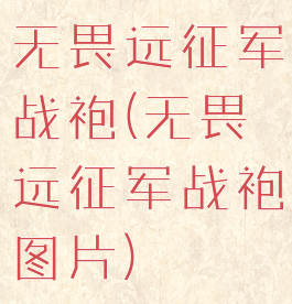 无畏远征军战袍(无畏远征军战袍图片)