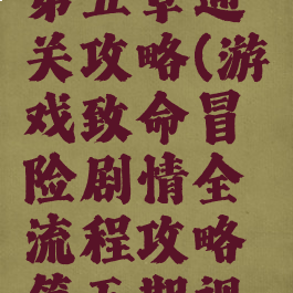 致命游戏第五章通关攻略(游戏致命冒险剧情全流程攻略第五期视频)
