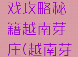 自由行游戏攻略秘籍越南芽庄(越南芽庄跟团游)