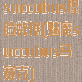 succubus捏脸数据(魅魔succubus马赛克)
